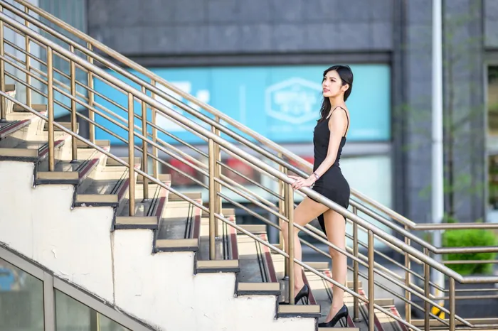 [Mzsock] NO.226 Bao Stockings and High Heels Beautiful Legs Outdoor Shot 2 street photography#[99P]-13